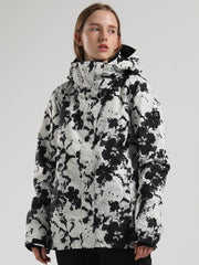 Womens Black and White Ski/Snowboard Jacket 10K Windproof and Waterproof£¬Machine washable Womens Black and White Ski/Snowboard Jacket 10K Windproof and Waterproof£¬Machine washable