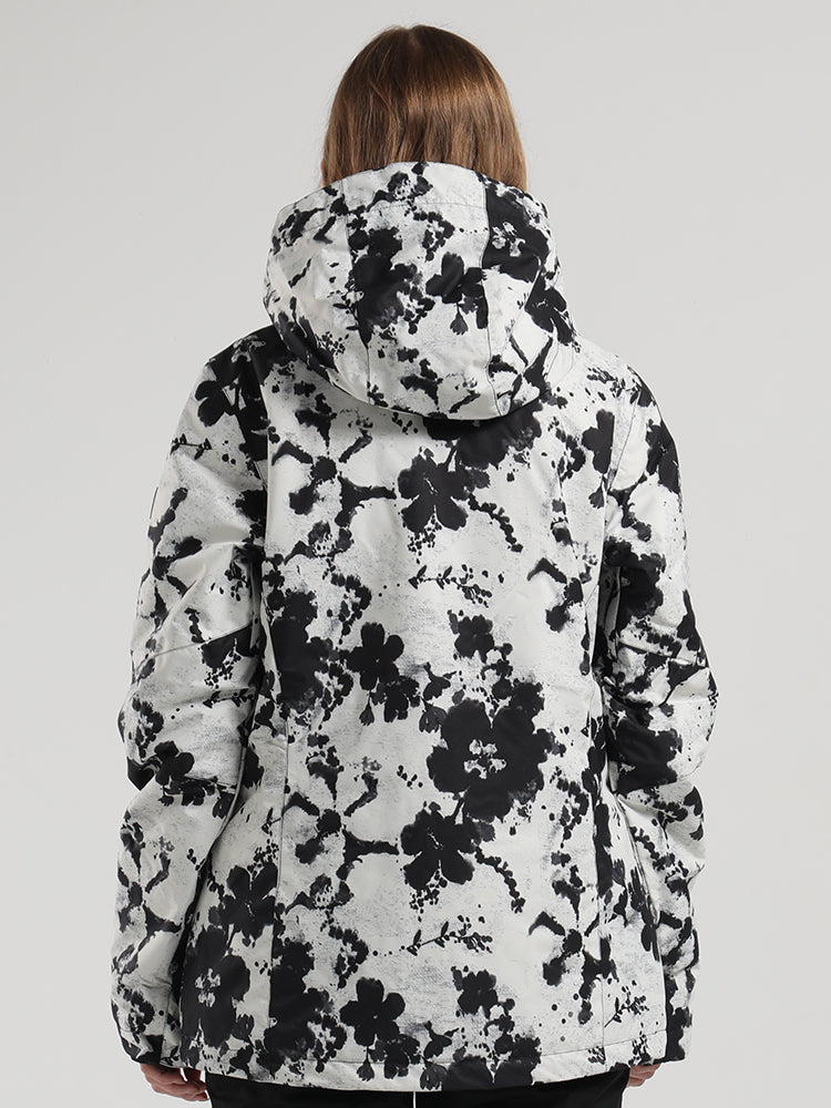 Womens Black and White Ski/Snowboard Jacket 10K Windproof and Waterproof£¬Machine washable Womens Black and White Ski/Snowboard Jacket 10K Windproof and Waterproof£¬Machine washable