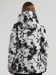 Womens Black and White Ski/Snowboard Jacket 10K Windproof and Waterproof£¬Machine washable Womens Black and White Ski/Snowboard Jacket 10K Windproof and Waterproof£¬Machine washable