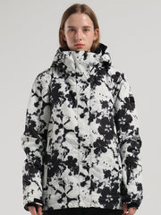 Womens Black and White Ski/Snowboard Jacket 10K Windproof and Waterproof£¬Machine washable Womens Black and White Ski/Snowboard Jacket 10K Windproof and Waterproof£¬Machine washable
