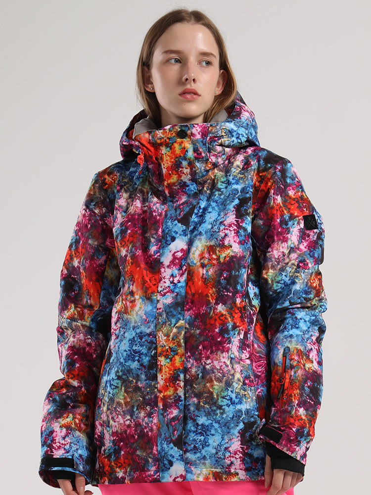 Womens Colourful Snowboard Jacket 10K Windproof and Waterproof Ski Jacket£¬Machine washable Womens Colourful Snowboard Jacket 10K Windproof and Waterproof Ski Jacket£¬Machine washable