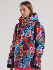 Womens Colourful Snowboard Jacket 10K Windproof and Waterproof Ski Jacket£¬Machine washable Womens Colourful Snowboard Jacket 10K Windproof and Waterproof Ski Jacket£¬Machine washable