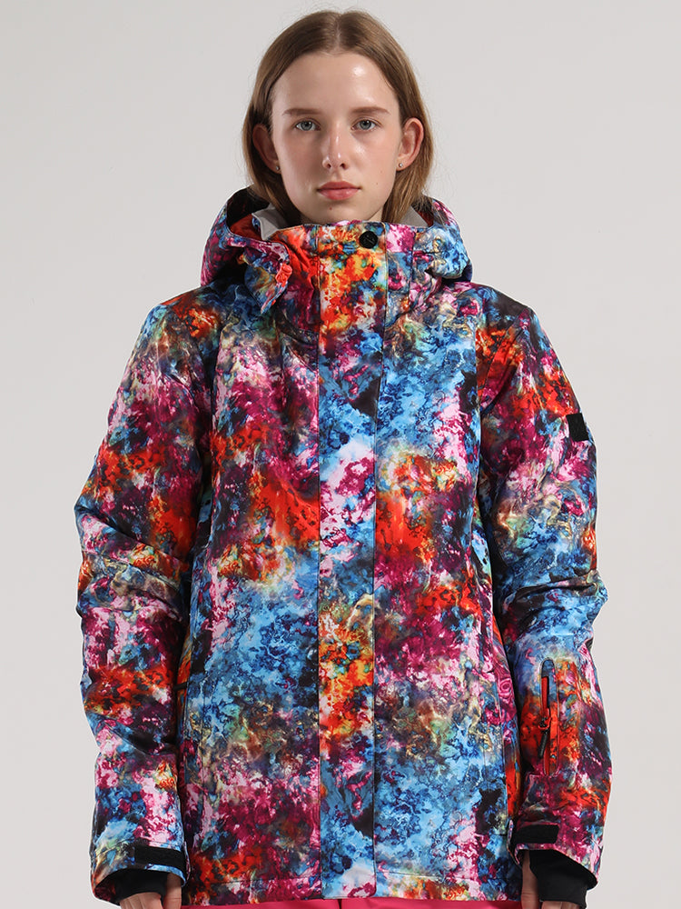 Womens Colourful Snowboard Jacket 10K Windproof and Waterproof Ski Jacket£¬Machine washable Womens Colourful Snowboard Jacket 10K Windproof and Waterproof Ski Jacket£¬Machine washable