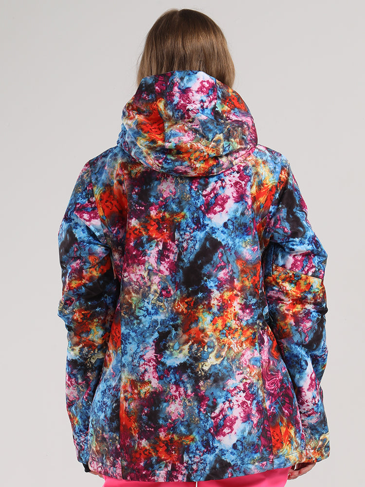 Womens Colourful Snowboard Jacket 10K Windproof and Waterproof Ski Jacket£¬Machine washable Womens Colourful Snowboard Jacket 10K Windproof and Waterproof Ski Jacket£¬Machine washable