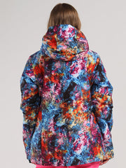 Womens Colourful Snowboard Jacket 10K Windproof and Waterproof Ski Jacket£¬Machine washable Womens Colourful Snowboard Jacket 10K Windproof and Waterproof Ski Jacket£¬Machine washable