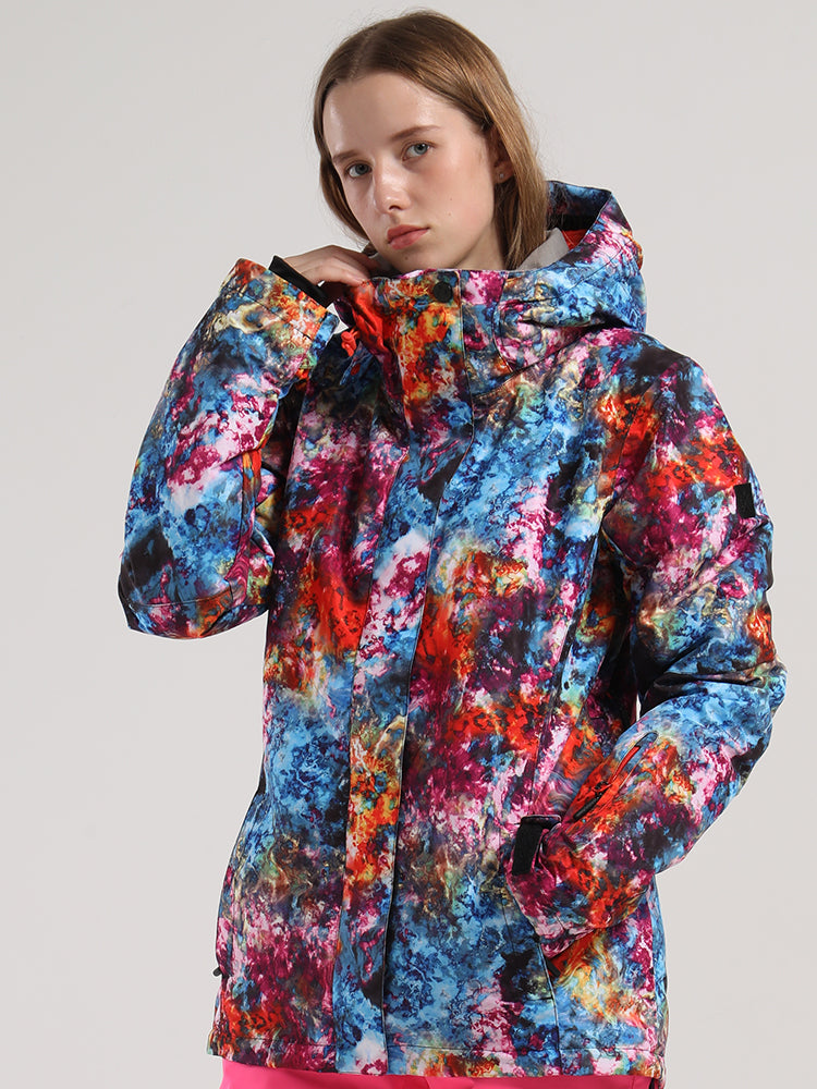 Womens Colourful Snowboard Jacket 10K Windproof and Waterproof Ski Jacket£¬Machine washable Womens Colourful Snowboard Jacket 10K Windproof and Waterproof Ski Jacket£¬Machine washable