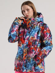 Womens Colourful Snowboard Jacket 10K Windproof and Waterproof Ski Jacket£¬Machine washable Womens Colourful Snowboard Jacket 10K Windproof and Waterproof Ski Jacket£¬Machine washable