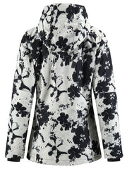 Womens Black and White Ski/Snowboard Jacket 10K Windproof and Waterproof£¬Machine washable Womens Black and White Ski/Snowboard Jacket 10K Windproof and Waterproof£¬Machine washable