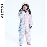 New Boys and Girls Ski Suit Warm Breathable One-Piece Snow Suit