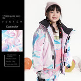 New Children's Ski Suit Winter Boys and Girls Thickened Cold Protection Warm Ski Suit