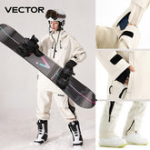 Vector Ski Suit Single and Double Board Top Loose Pullover Hoodie Windproof Keep Warm