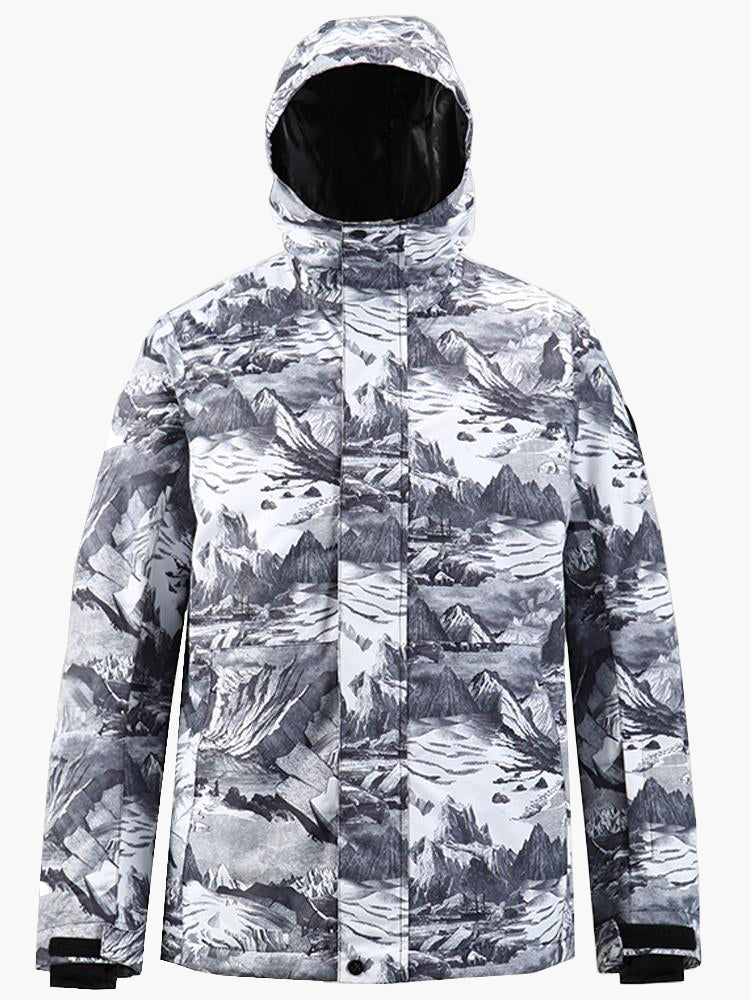 15K Windproof & Waterproof Tooling Style Fashion Ski and Snowboard Suit