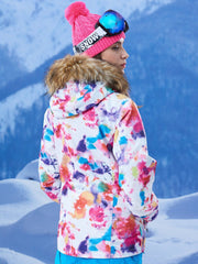 Women's High Waterproof Windproof Colorful Ski Snowboard Jackets