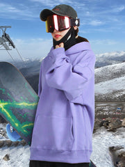 Women's Couples Ski Sweater Windproof Warm Fleece Oversize Jacket Single And Double Board Ski Suit
