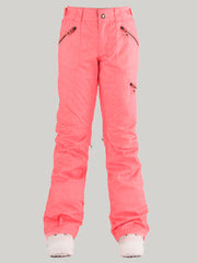 Women's Rose Pink Thermal Warm Waterproof Windproof Ski Pants Snow Pants