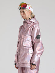 Women's Pink Dazzling Ski Jacket