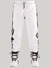 Women's New White Ski Pants Thin Version Of The Veneer Double Board Warm Beam Foot Ski Pants Waterproof Wear-Resistant Professional Beam Leg Ski Pants