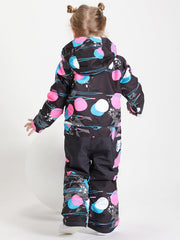 Kid's Colored Balls Snowboard Suit
