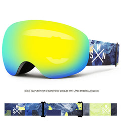 Adult Ski Goggles Double-Layer Windproof Anti-Fog Mountaineering Equipment Cocker Myopia Snow Goggles Ski Goggles