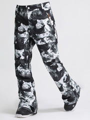 Men's Diamond Camo Waterproof And Windproof Camouflage Snowboard Pants