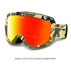 Adult Ski Goggles Double Anti-Fog Cocaine Myopia Glasses