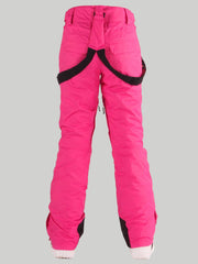 Women's Rose Thermal Warm High Waterproof Windproof Snowboard Ski Pants