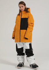Women's New Tooling Snow Suits Couples Color-blocking Outdoor Windproof Waterproof Warm Ski Suits