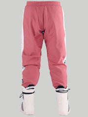 Women's New Pink Ski Pants Thin Version Of The Veneer Double Board Warm Beam Foot Ski Pants Waterproof Wear-Resistant Professional Beam Leg Ski Pants
