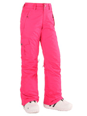 Women's Rose Thermal Warm High Waterproof Windproof Snowboard & Ski Pants