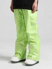 Women's Green Dazzling Ski Pants