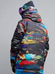 Men's Waterproof&Windproof Snowboard Jacket Ski Jacket Warm Clothing Multiple pockets