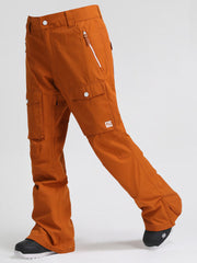 Men's High Windproof Waterproof Orange Snowboarding Pants & Ski Pants