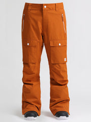 Men's High Windproof Waterproof Orange Snowboarding Pants & Ski Pants