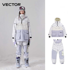 Ski Suit Men's and Women's Windproof, Waterproof and Warm Outdoor Sports Top and Snow Pants