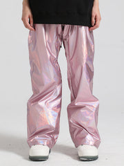 Women's Pink Dazzling Ski Pants