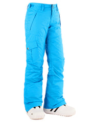 Women's Thermal Warm High Waterproof Windproof Blue Snowboard & Ski Pants