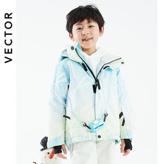New Children's Ski Suit Winter Boys and Girls Thickened Cold Protection Warm Ski Suit