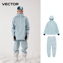 Vector Ski Suit Single and Double Board Top Loose Pullover Hoodie Windproof Keep Warm