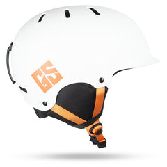 Adult White Lightweight Integrated Eps Ski Snowboard Helmet